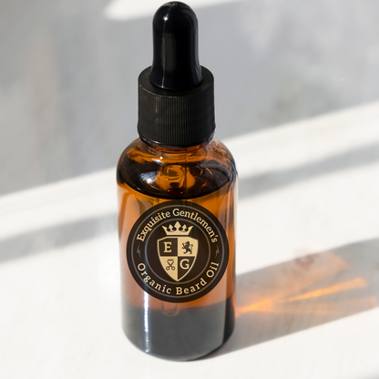 Moisturizing and conditioning organic beard oil for coarse to fine facial hair, also nourishes the skin underneath your beard.   Our organic beard oil helps promote beard growth, patchy facial hair, scraggly beard, fuller beard, longer beard, anti-itch and softer beard.  Also can be used on stubble.